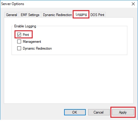 Server Options