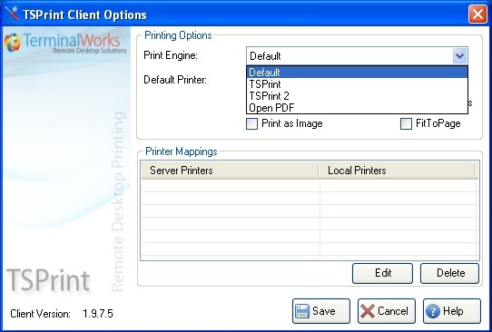TSPrint Client Options02